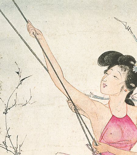 昌黎-胡也佛的仕女画和最知名的金瓶梅秘戏图